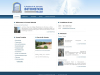 betonstein-fuchshain.de Webseite Vorschau