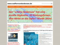waffenvombodensee.com Webseite Vorschau