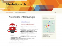 01solutions.ch Webseite Vorschau