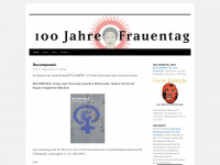 100-jahre-frauentag.at Webseite Vorschau
