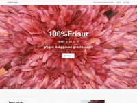 100prozentfrisur.at Webseite Vorschau