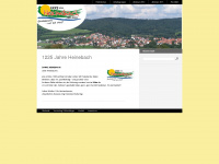 1225jahre-heinebach.de Webseite Vorschau