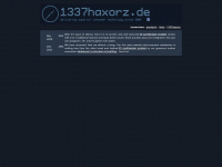 1337haxorz.de Webseite Vorschau