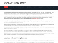 warsawhotelstart.com Webseite Vorschau