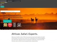 go2africa.com Webseite Vorschau
