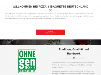 pizza-baguette.de Webseite Vorschau