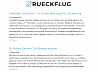 rueckflug.com Webseite Vorschau
