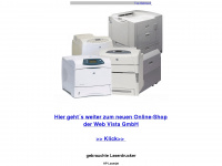 1a-gebrauchte-laserdrucker.de Webseite Vorschau