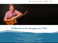 2plusmusik.de Webseite Vorschau