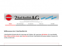 2radbasilisk.ch Webseite Vorschau