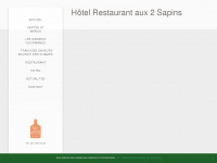 2sapins.ch Webseite Vorschau
