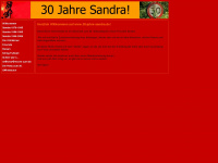 30-jahre-sandra.de Webseite Vorschau