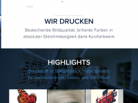 druckstoff.ch Webseite Vorschau