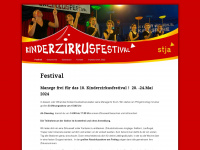 kinderzirkusfestival.de Webseite Vorschau