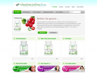vitamine-online-shop.com Webseite Vorschau