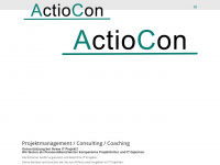 actiocon.de Webseite Vorschau