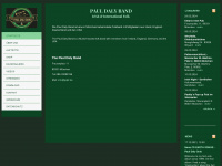 pauldalyband.de Webseite Vorschau