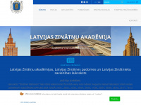 lza.lv Webseite Vorschau