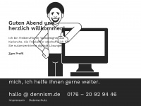 dennism.de Webseite Vorschau