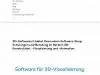 3d-software.ch Webseite Vorschau
