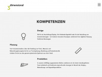 3dimensional.ch Webseite Vorschau