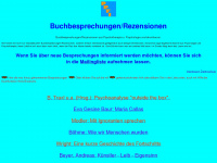 buchbesprechungen-psychotherapie.de Webseite Vorschau