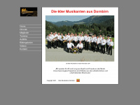 60er-musikanten.at Webseite Vorschau