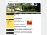 750-jahre-schnottwil.ch Webseite Vorschau