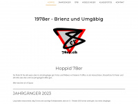 78er.ch Webseite Vorschau