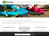 a-zgartenbau.de Webseite Vorschau