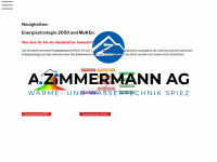 a-zimmermann-ag.ch Webseite Vorschau