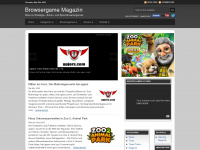 browsergame-magazin.de Webseite Vorschau