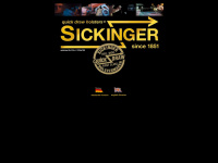 sickinger.at Webseite Vorschau