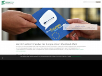 europa-union-rlp.de Webseite Vorschau
