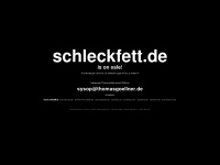 schleckfett.de Webseite Vorschau