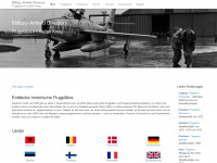 mil-airfields.de Webseite Vorschau