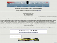 stadtschnellbahn-berlin.de Webseite Vorschau
