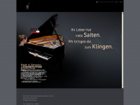 sauter-pianos.de Webseite Vorschau