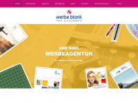 werbe-blank.com Webseite Vorschau