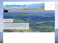 alpspitzflieger.de Webseite Vorschau