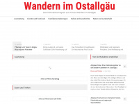 wandern-ostallgaeu.de Webseite Vorschau