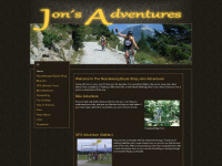 jons-adventures.com Webseite Vorschau