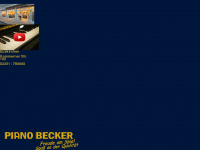 piano-becker.de Webseite Vorschau