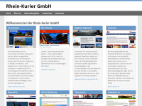 rhein-kurier.com Webseite Vorschau