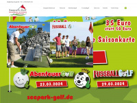 seepark-golf.de Webseite Vorschau