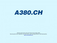 a380.ch Webseite Vorschau