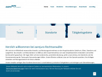 aarejura.ch Webseite Vorschau