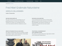 abel-natursteine.de Webseite Vorschau