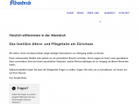 abendruh.ch Webseite Vorschau