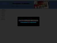 abenheimer-musikladen.de Webseite Vorschau